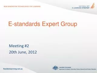 E-standards Expert Group