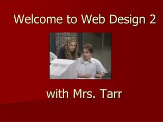 Welcome to Web Design 2