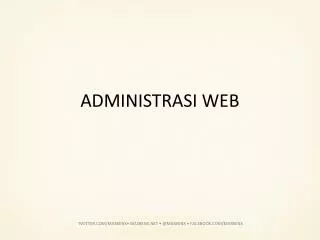 administrasi web