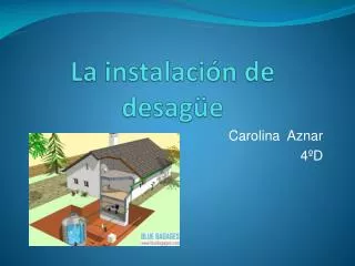 la instalaci n de desag e