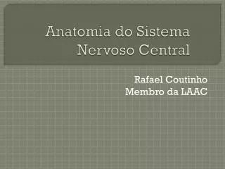 anatomia do sistema nervoso central