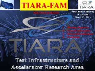 Test Infrastructure and Accelerator Research Area
