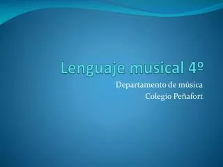 lenguaje musical 4