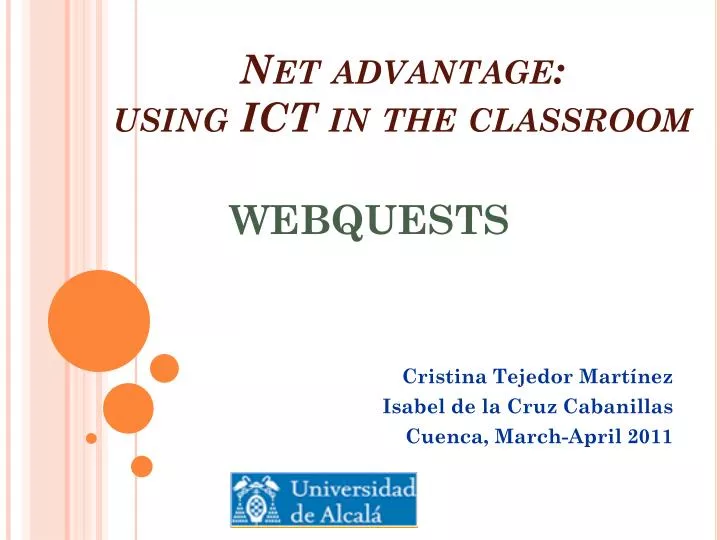 net advantage using ict in the classroom