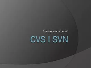 systemy kontroli wersji