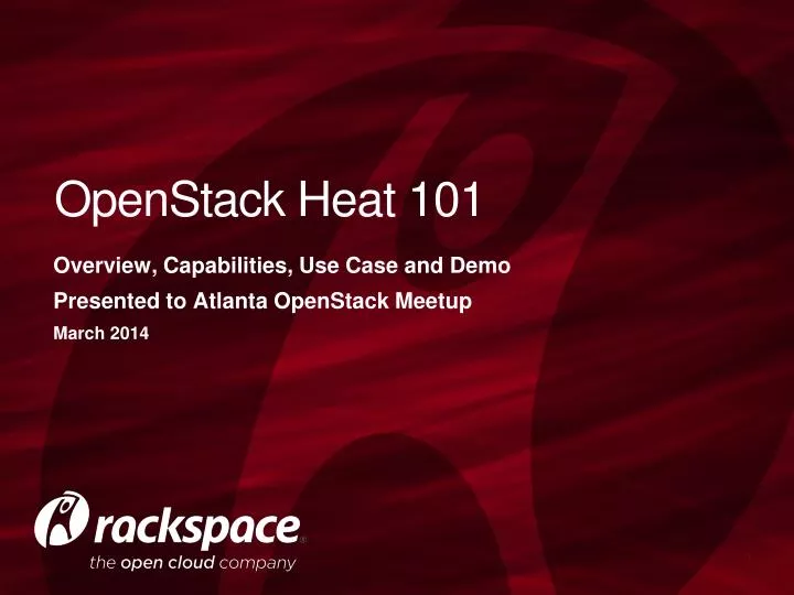 openstack heat 101