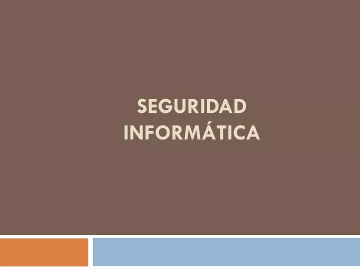 seguridad inform tica