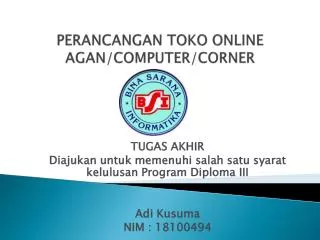perancangan toko online agan computer corner
