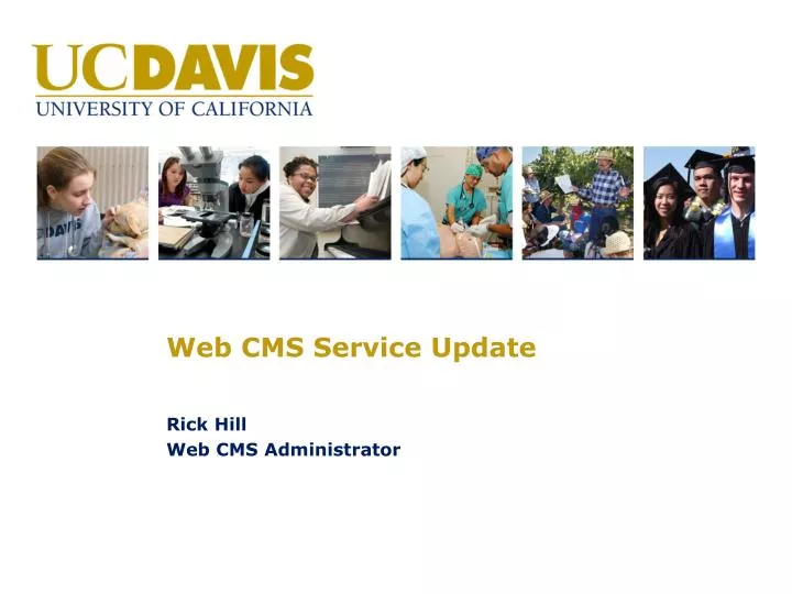 web cms service update
