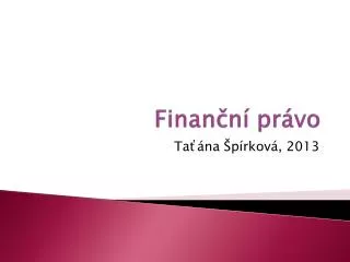 finan n pr vo