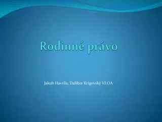rodinn pr vo