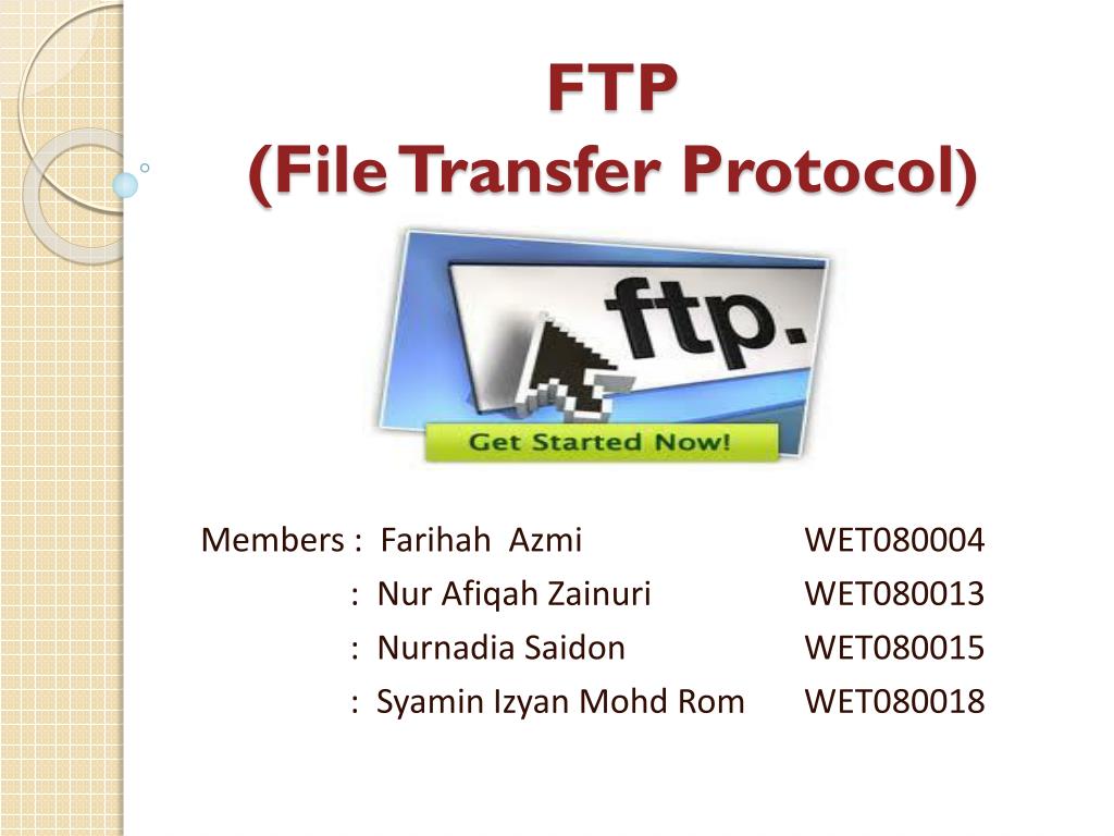 PPT - FTP (File Transfer Protocol ) PowerPoint Presentation, free ...