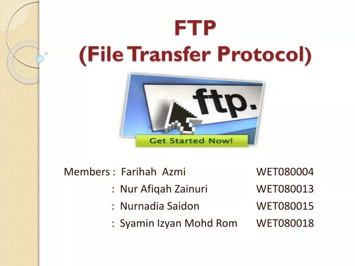ftp file transfer protocol