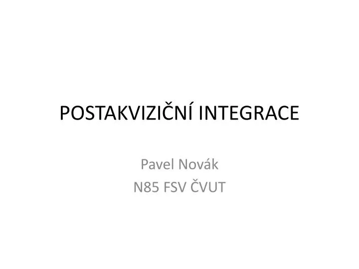 postakvizi n integrace