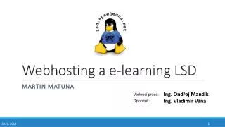 webhosting a e learning lsd