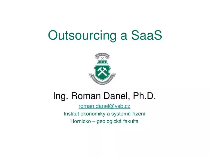 outsourcing a saas
