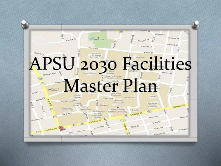 apsu 2030 facilities master plan