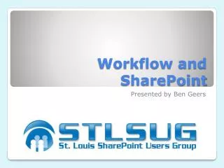 Workflow and SharePoint