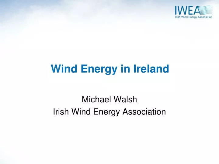 wind energy in ireland
