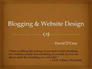 blogging website design