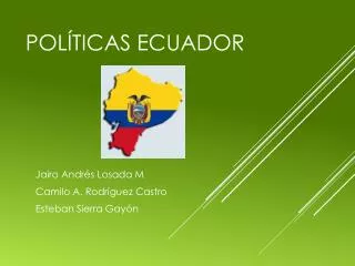 pol ticas ecuador