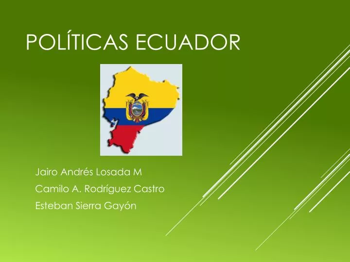 pol ticas ecuador