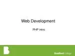 Web Development - slide 1