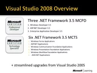 visual studio 2008 overview