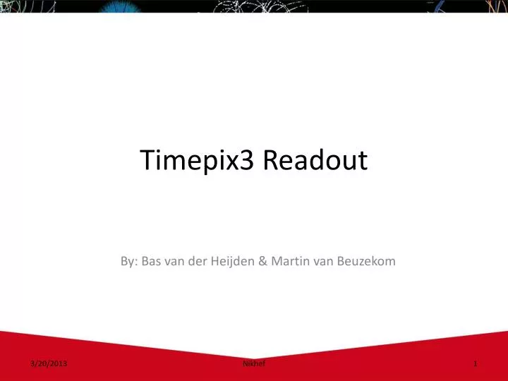 timepix3 readout