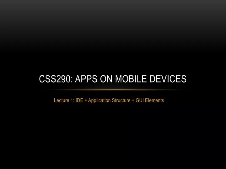 css290 apps on mobile devices