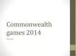 Commonwealth games 2014