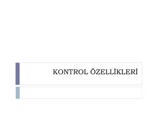 kontrol zell kler