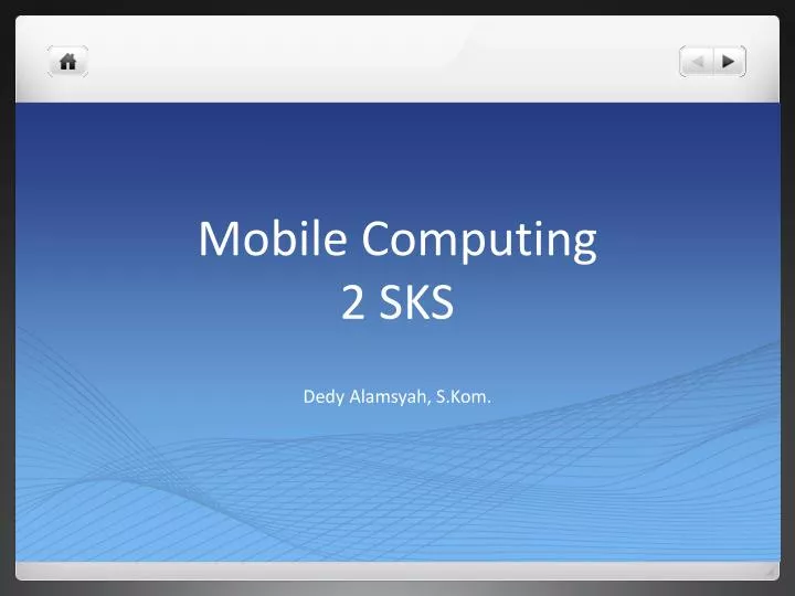 mobile computing 2 sks