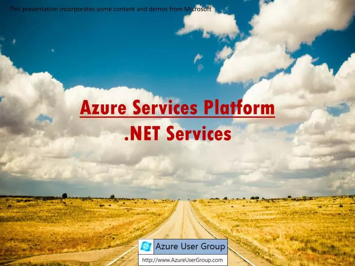 azure services platform net services