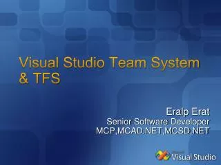 Visual Studio Team System &amp; TFS