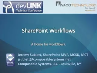 SharePoint Workflows