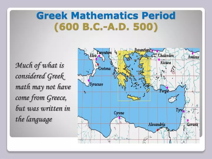 greek mathematics period 6 00 b c a d 500