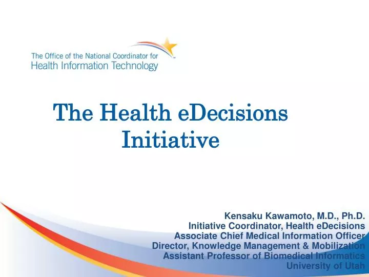 the health edecisions initiative