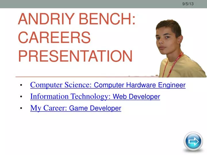 andriy bench careers presentation