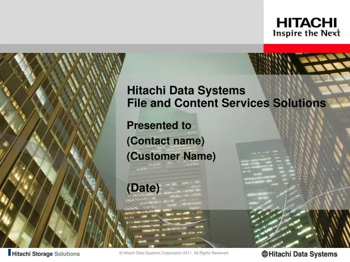 hitachi data systems file and content services solutions
