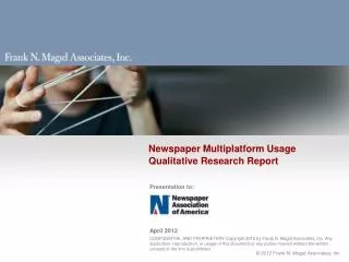 Newspaper Multiplatform Usage Qualitative Research Report