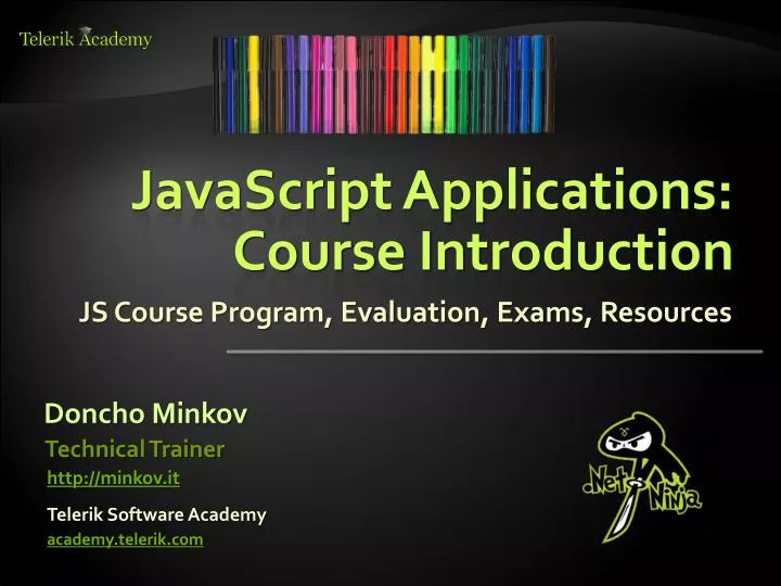 javascript applications course introduction