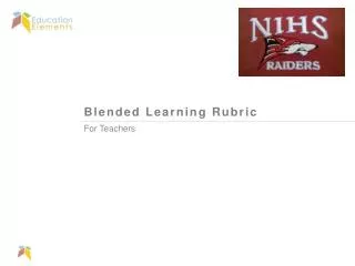 Blended Learning Rubric