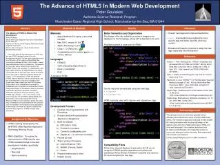 The Advance of HTML5 In Modern Web Development