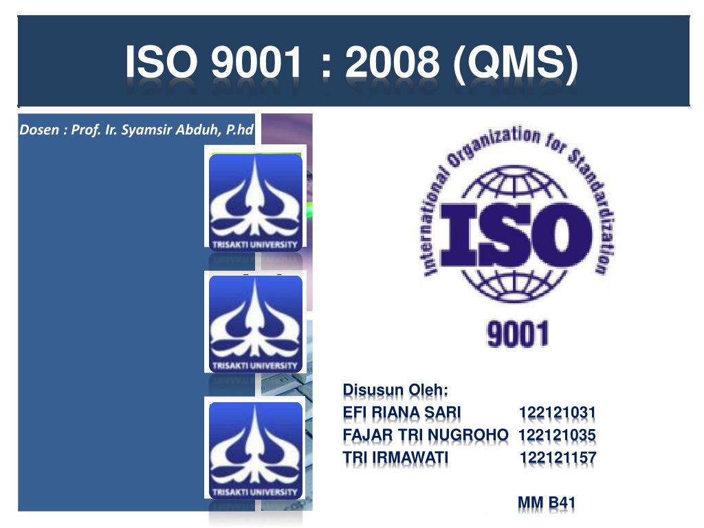 PPT - ISO 9001 : 2008 (QMS) PowerPoint Presentation, free download - ID ...