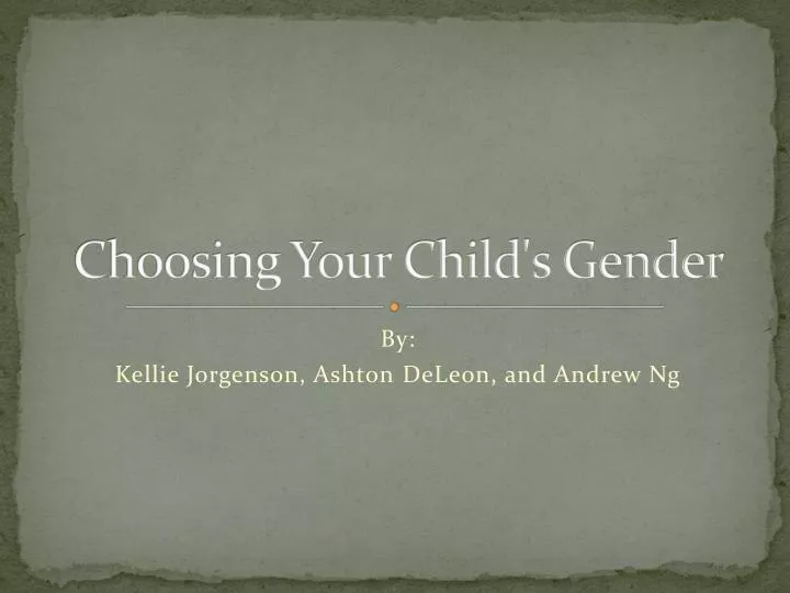 choosing your child s gender