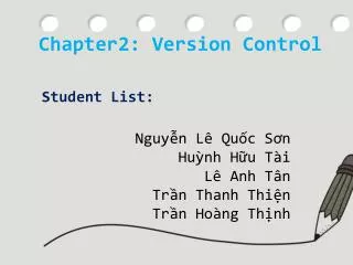 Chapter2: Version Control