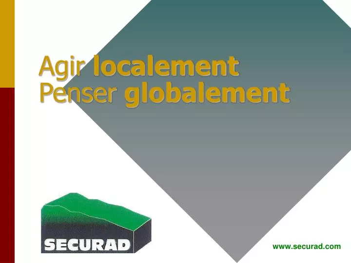 agir localement penser globalement