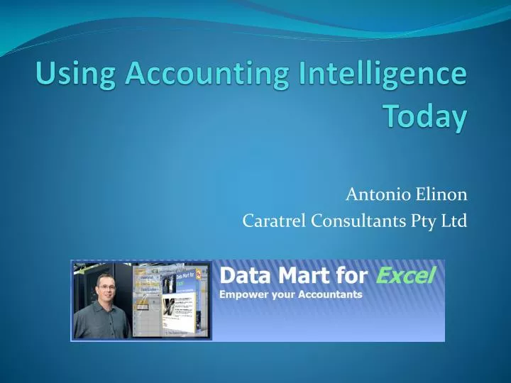 using accounting intelligence today