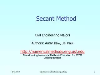 Secant Method